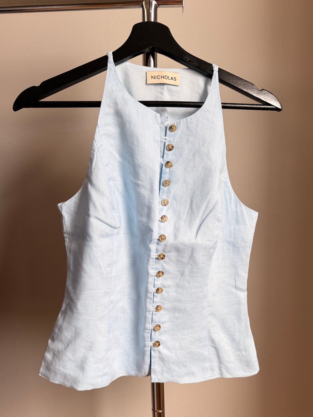 NICHOLAS THE LABEL Sky Blue Sancia Top in sz. 4